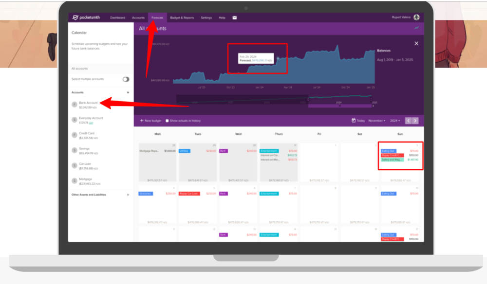 Cashflow-Forecasts-Without-spreadsheets-PocketSmith-PocketSmith