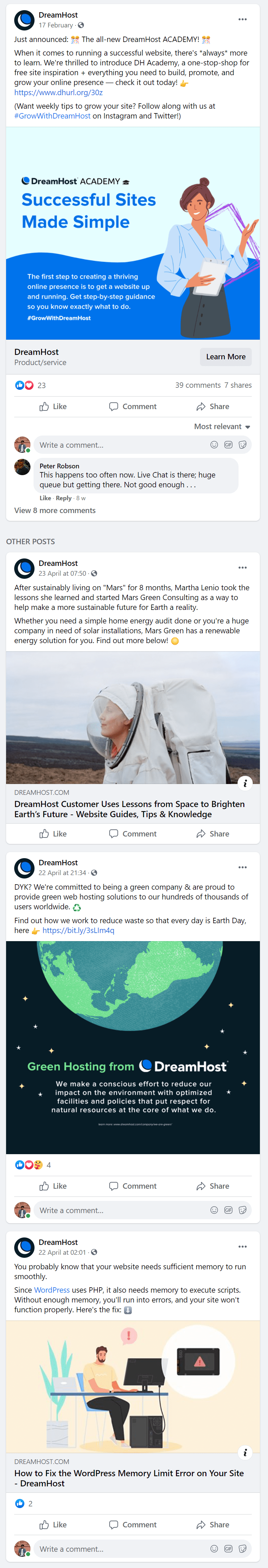 DreamHost-Facebook-Testimonials