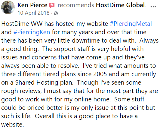 HostDime review 