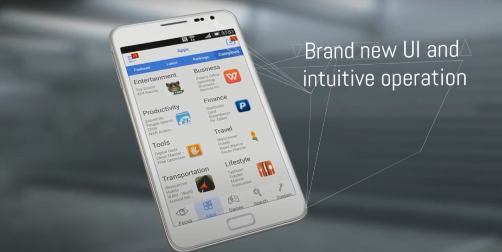 MoboMarket Review - UI