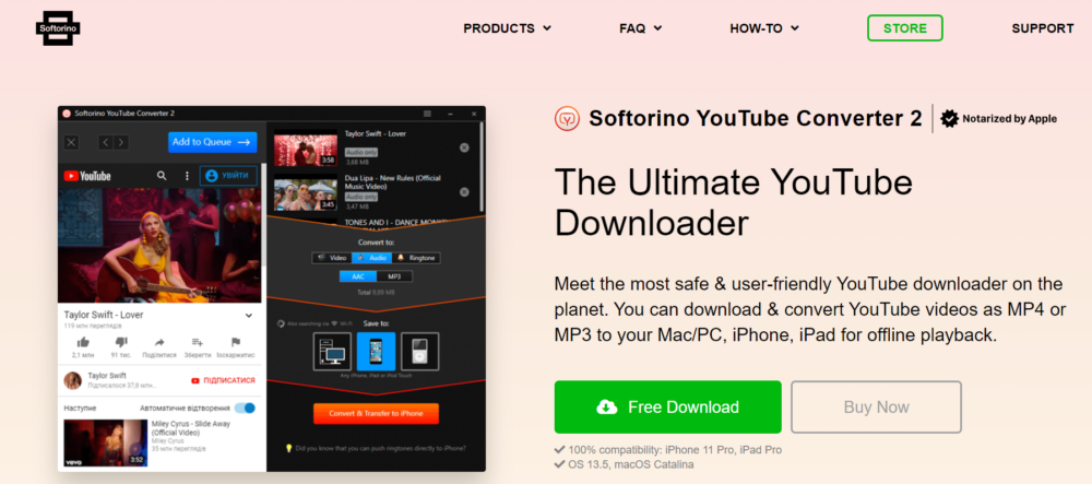 Softorino YouTube Converter