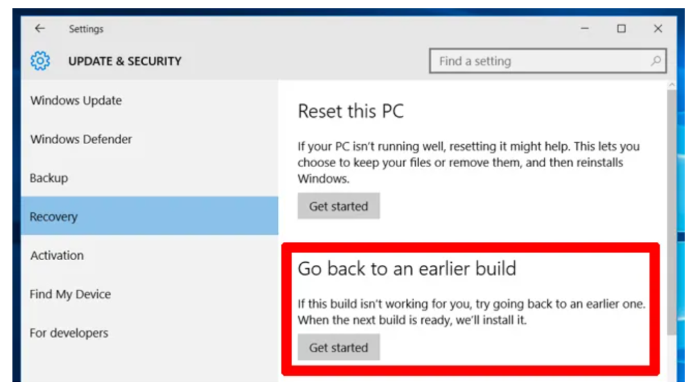 Fix Windows 10 Update Update