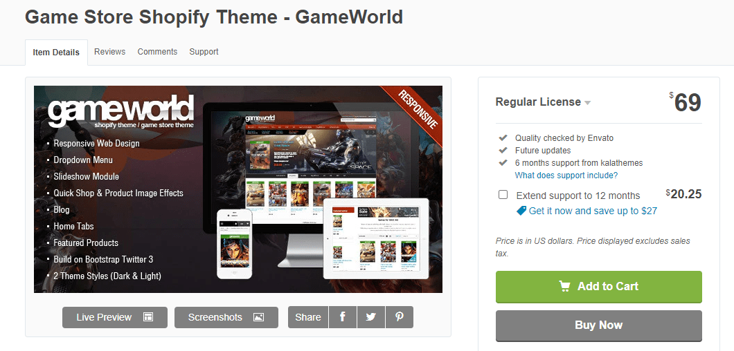 gameworld- game store shopify theme