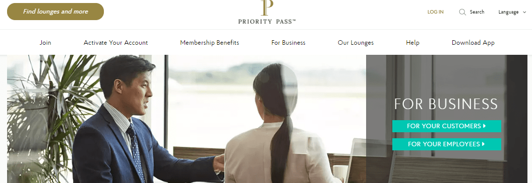 prioriy pass for business