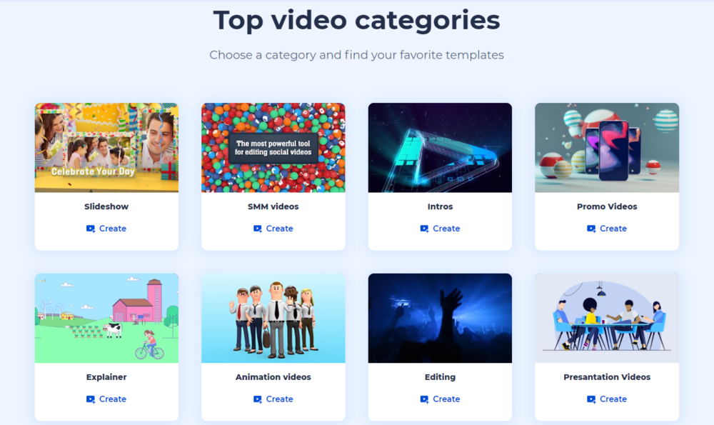 Top Video Categories
