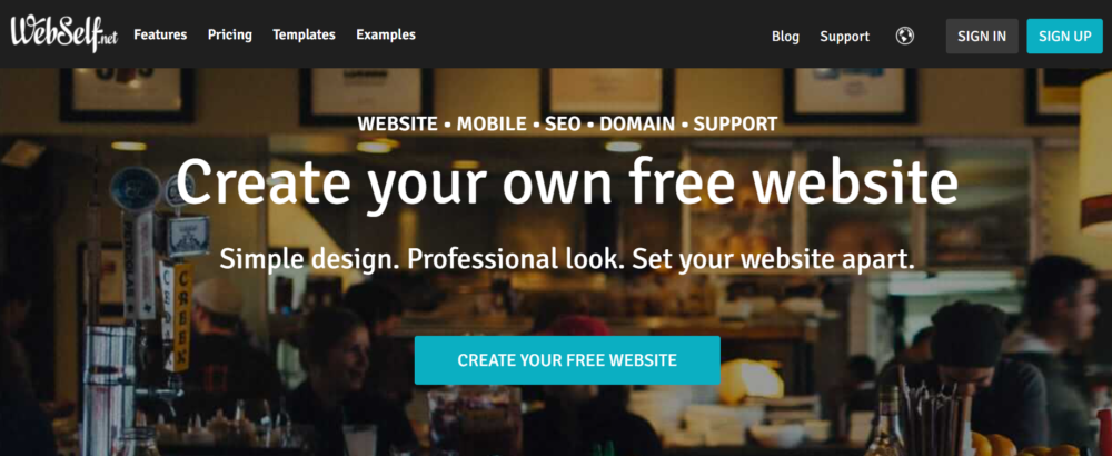 WebSelf Create your own website