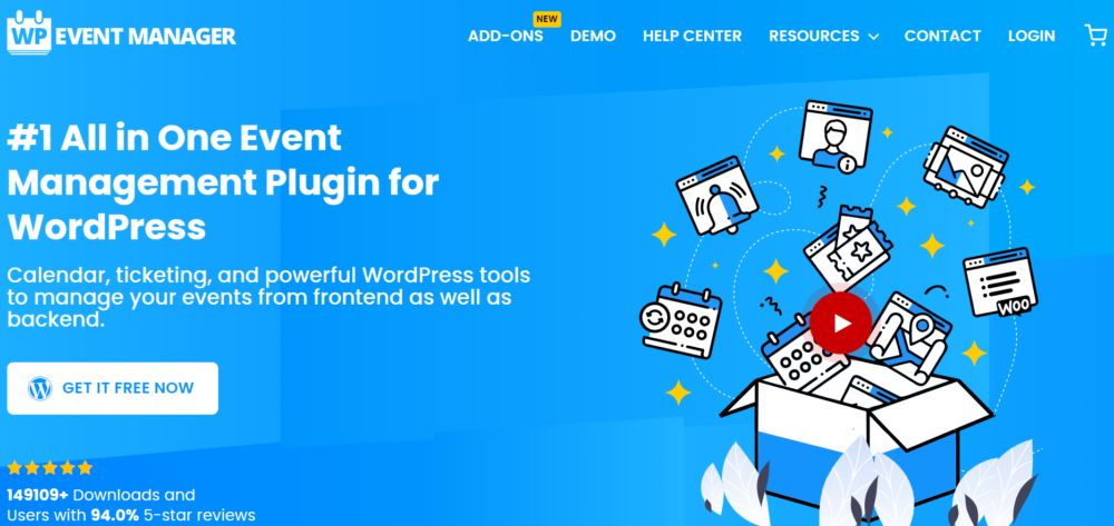 WP Event Manager Main