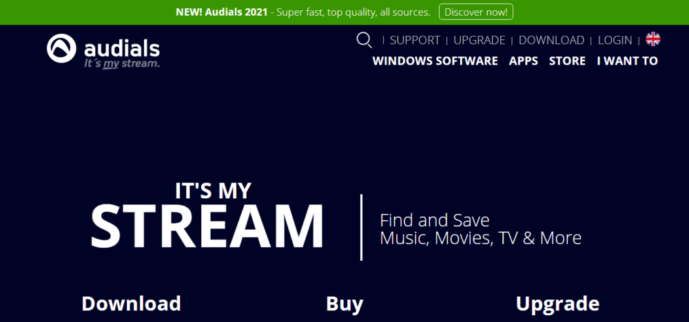 Audials Tunebite Platinum - Home Page
