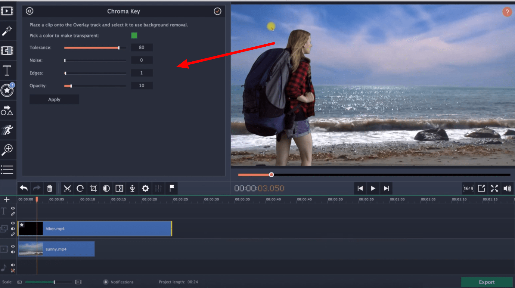 Movavi video editor эффекты