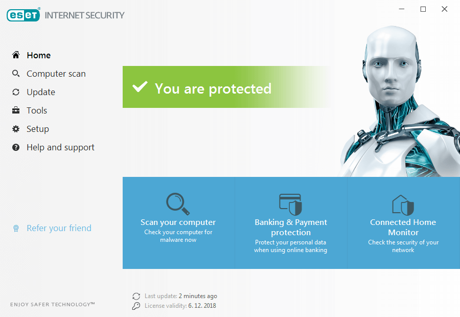 ESET Smart Security - Главная