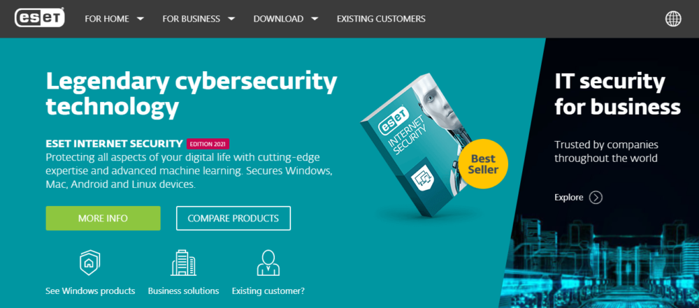 ESET Smart Security - Главная