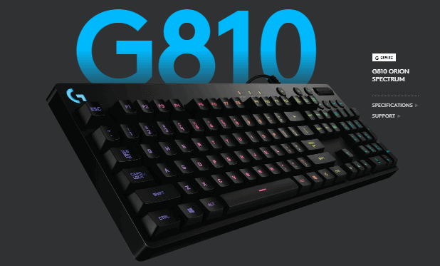 Best Budget Gaming Keyboard - Logitech G810