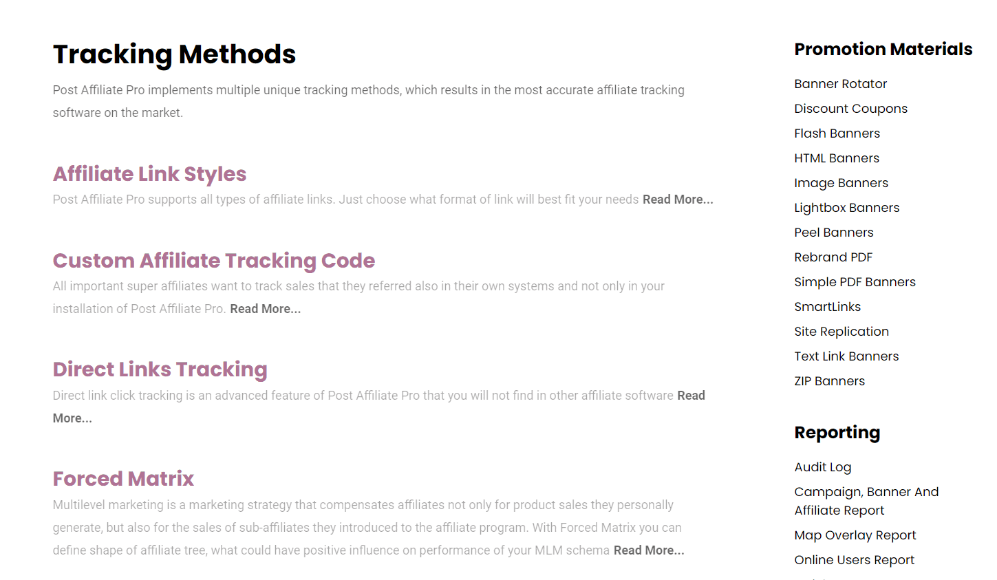 tracking methods