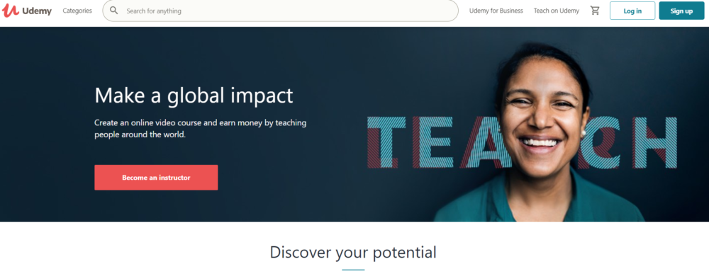 Udemy Teach tem um impacto global