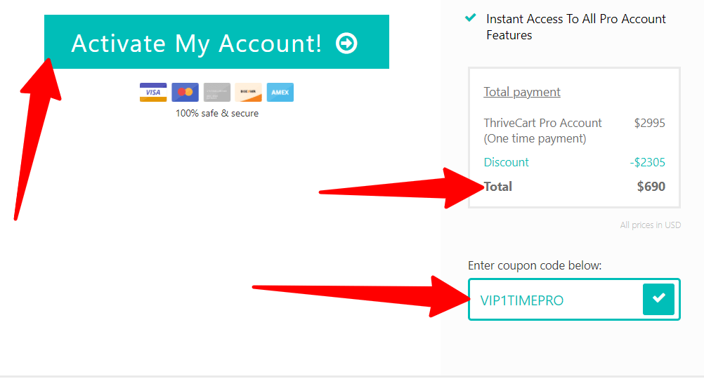 ThriveCart-Pro-Account-One-time-payment-»-Powered-by-ThriveCart-promo-code