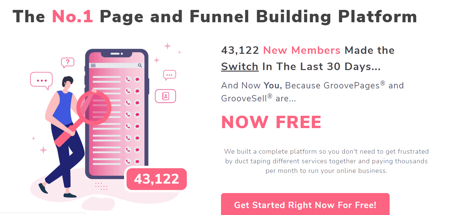 GrooveFunnels Lifetime Deal Building Platform