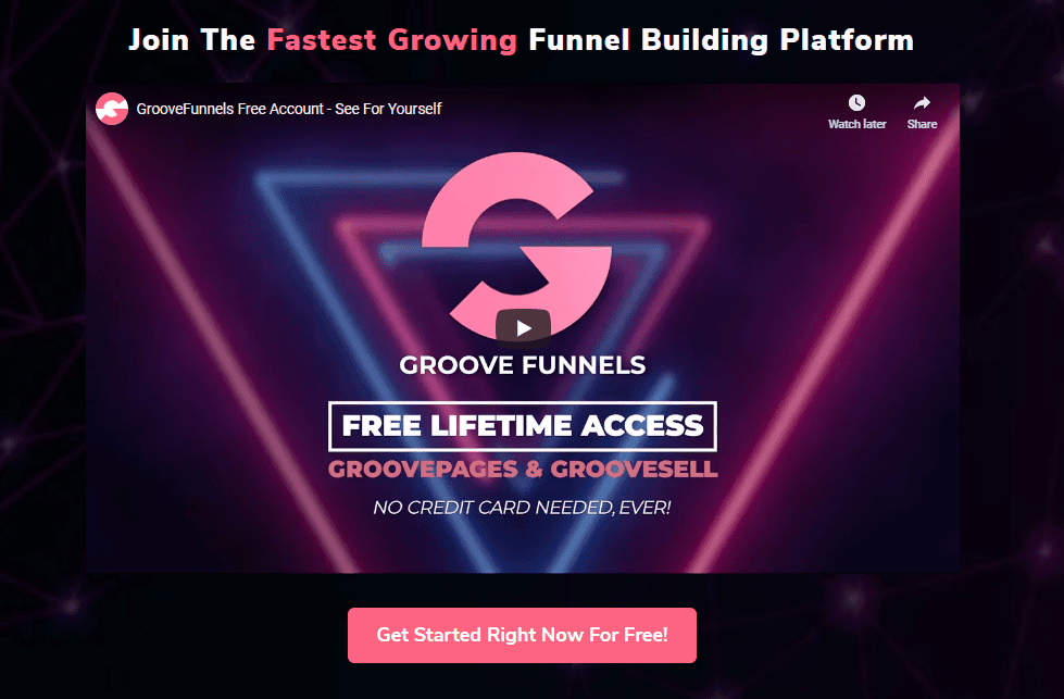 GrooveFunnels fastest Building Platform