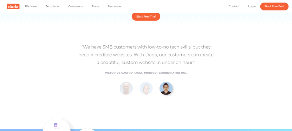 Duda-Website-Builder Customer Review