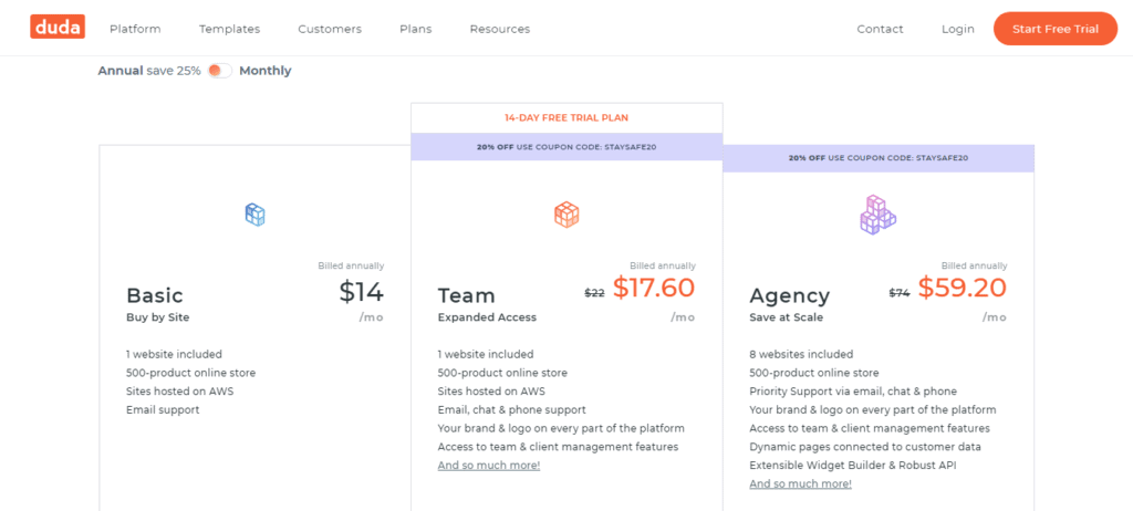 Duda-Website-Builder-Fiyatlandırma-İnceleme