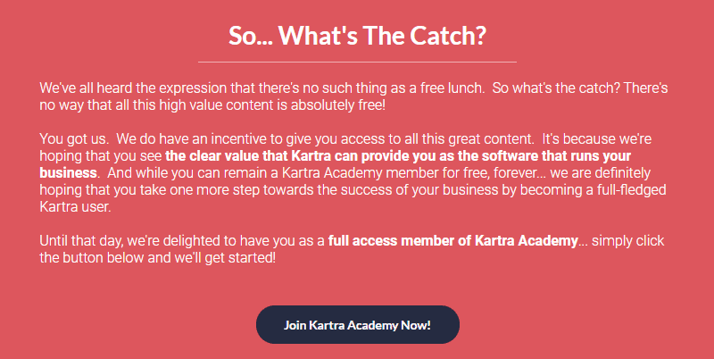 Kartra Academy Voordelen en functies