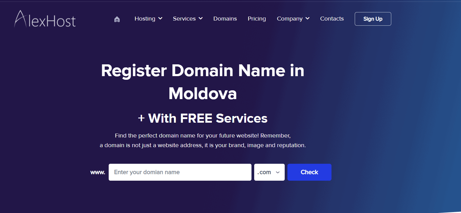 Alexhost Review - Domeinnamen