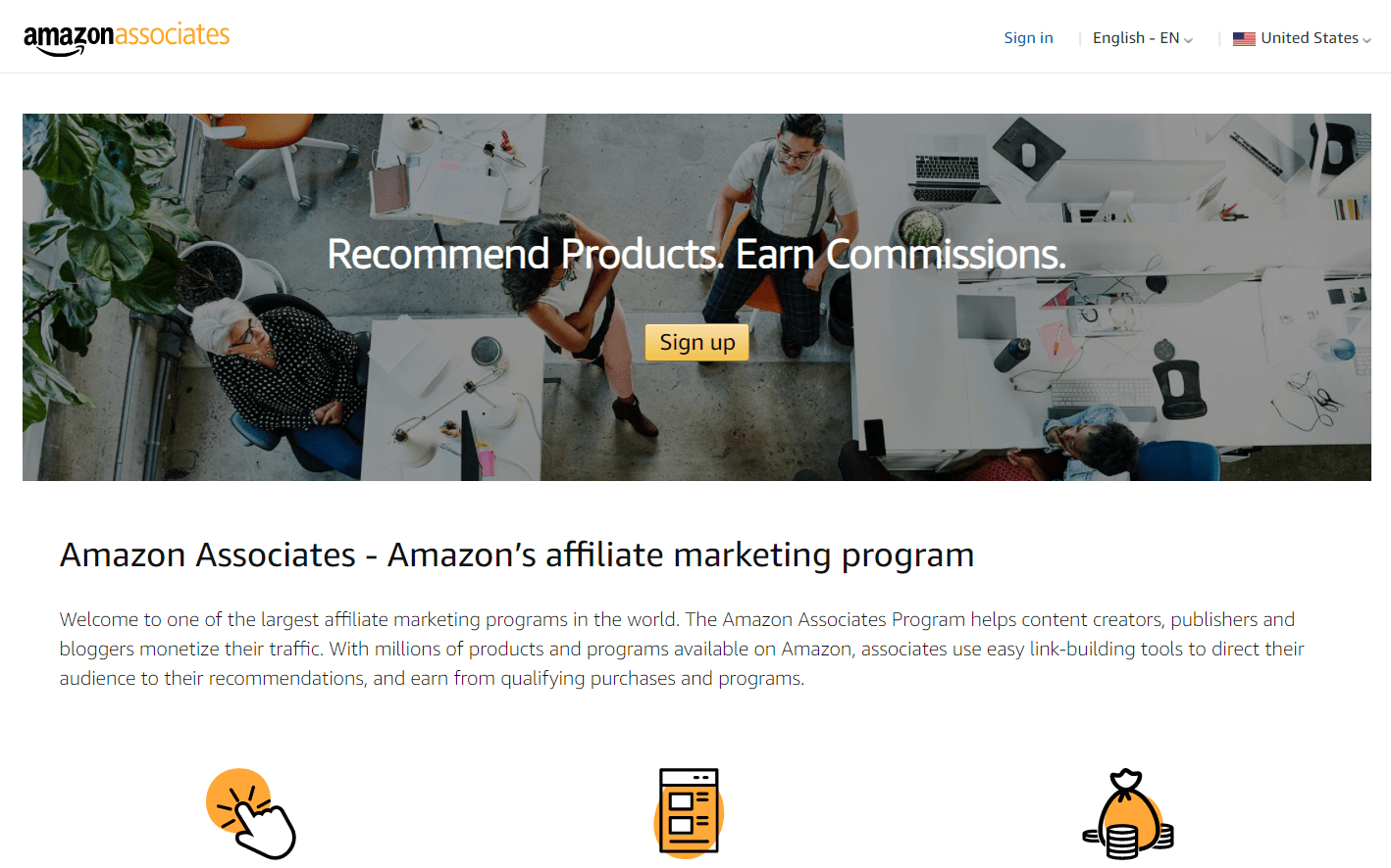 Amazon Associates - Best Affiliate Marketing Websites