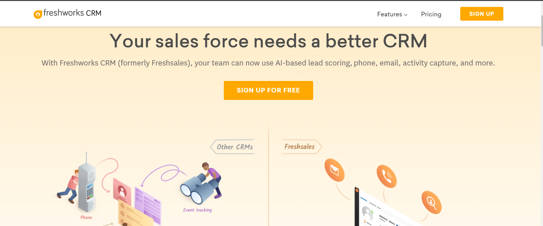 Zoho CRM Alternatives - FreshSales