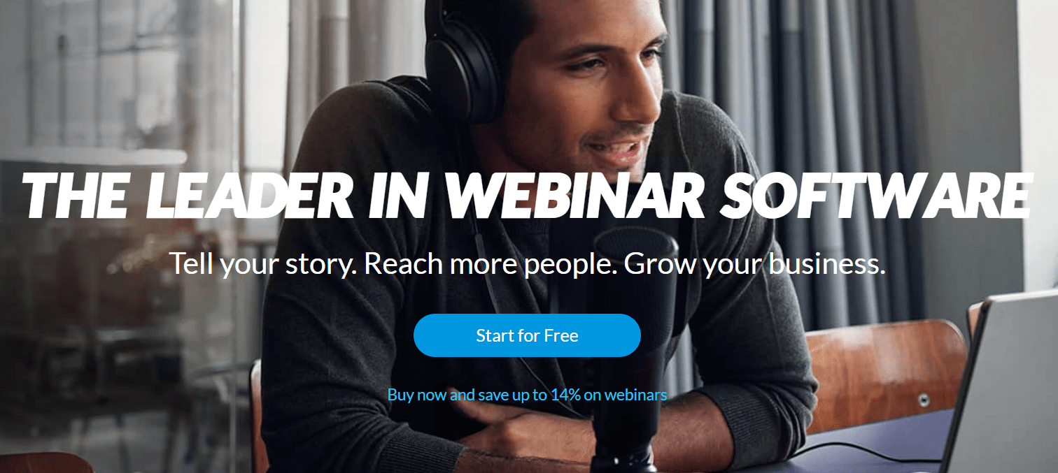 GoToWebinar page