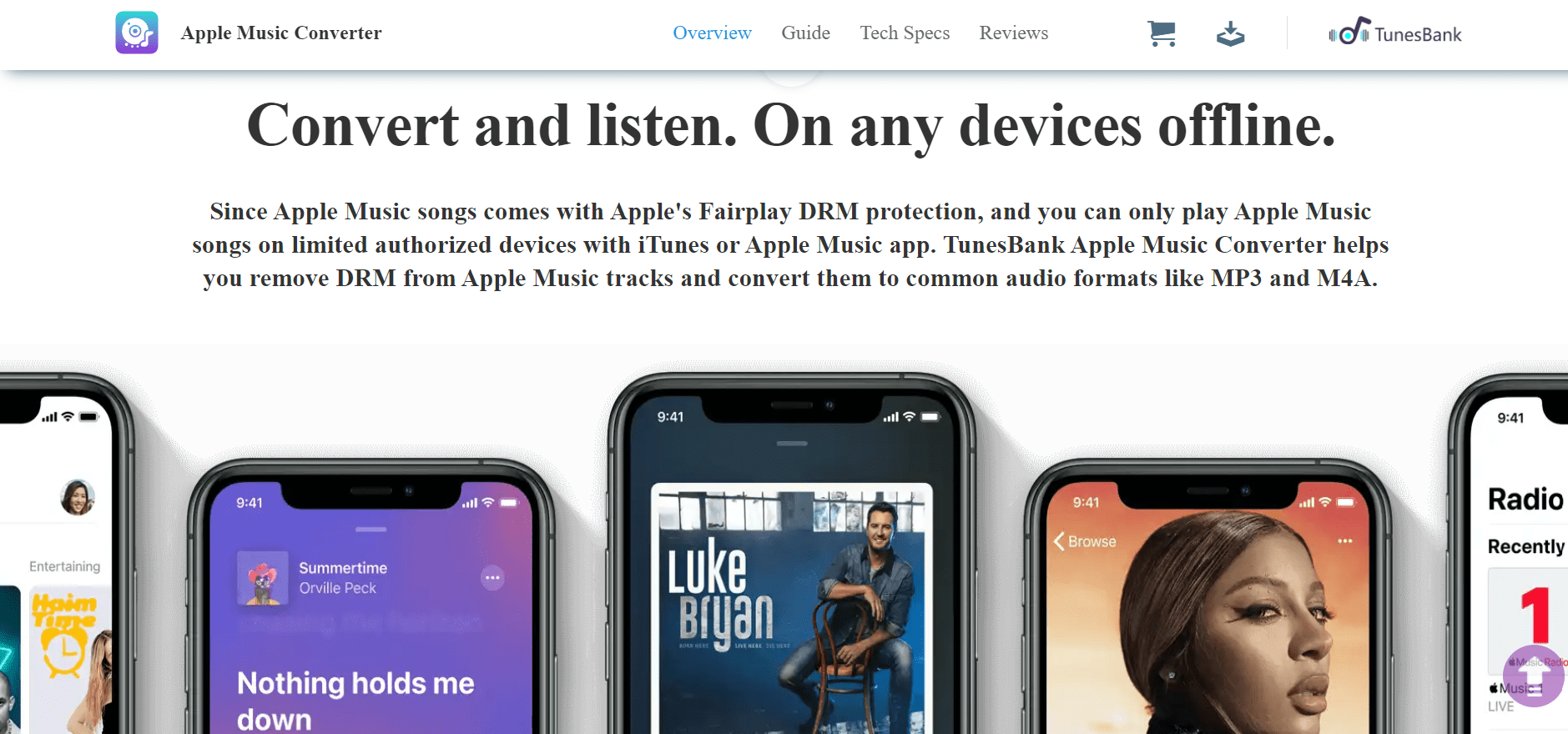 TunesBank Apple Music Converter-overview2