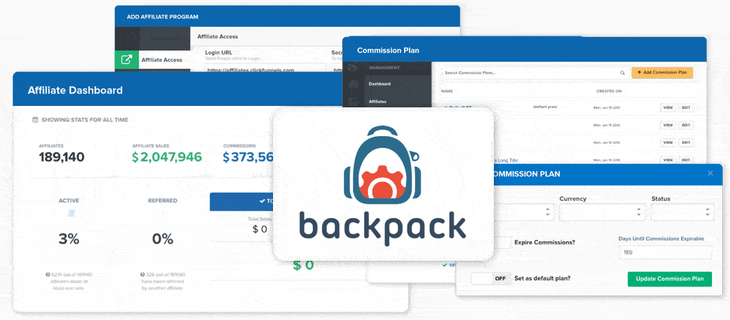 ClickFunnels backpack program