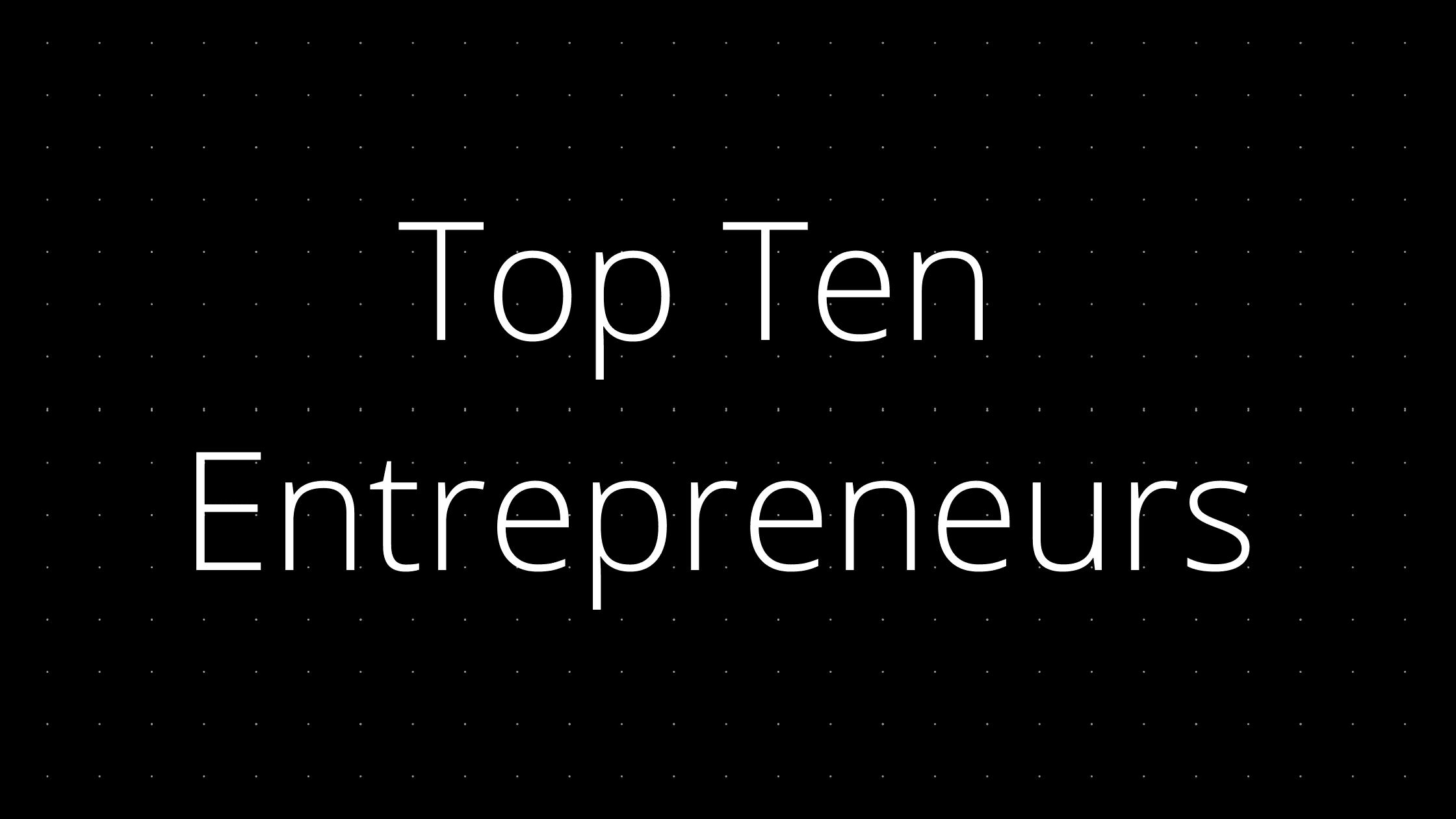 Top-Ten-Unternehmer