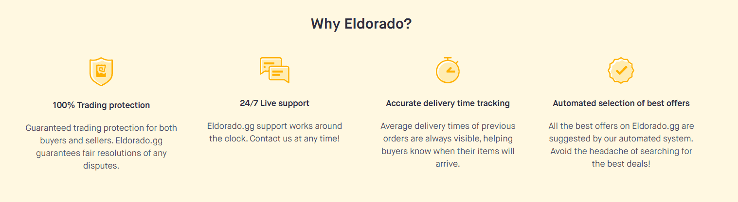 Why Choose Eldorado -Eldorado.gg Review 