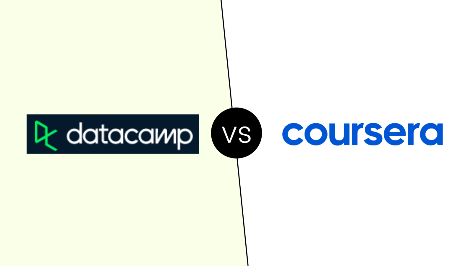Datacamp vs Coursera