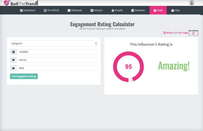Engagement Calculator
