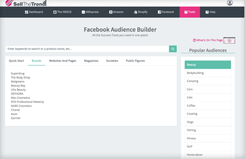 Facebook Audience Builder