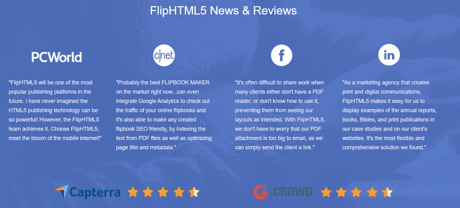 FlipHTML5 Reviews