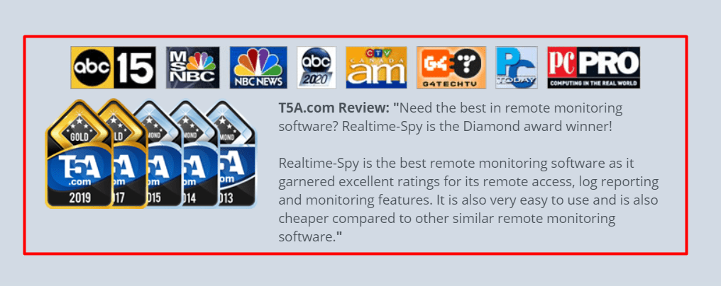 Realtime spy Reviews