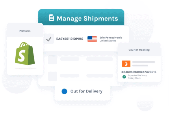 Easyship shipment delivery features