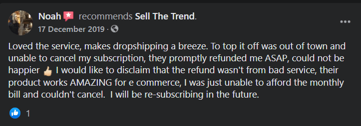 Sell The Trend User Review 2
