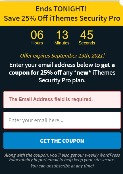 iThemes security coupon codes