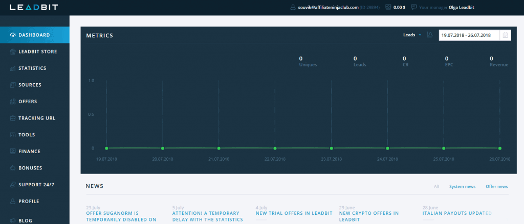 Leadbit-Dashboard