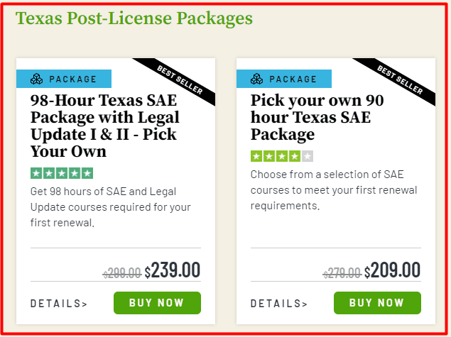 360 Training Post-License Pacakages