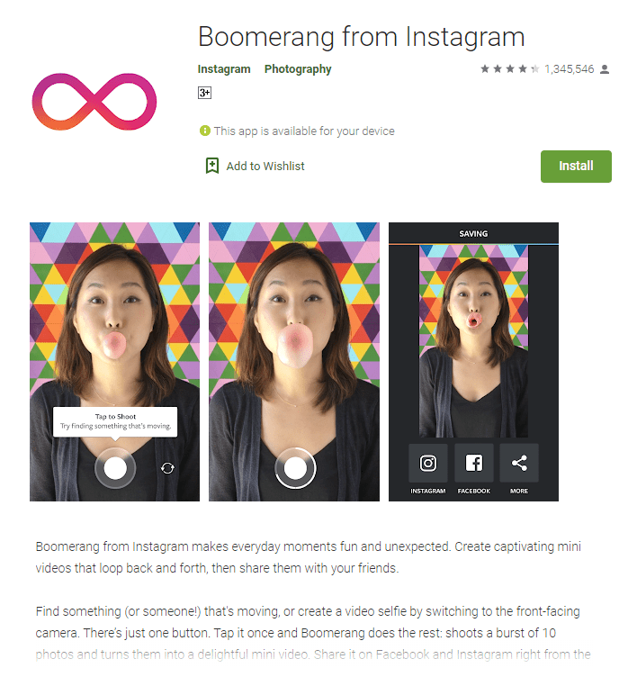 Boomerang - Best Instagram Post Apps