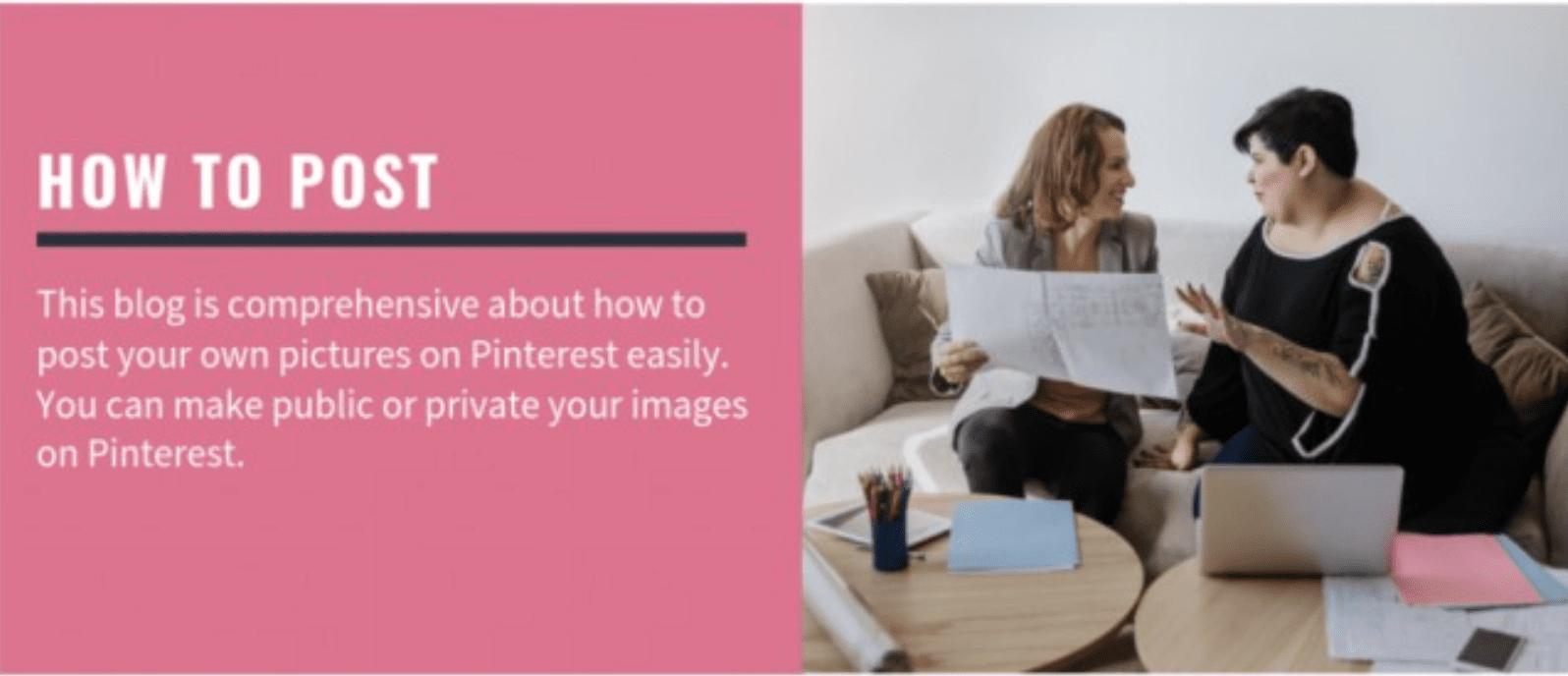 How to post on pinterest app