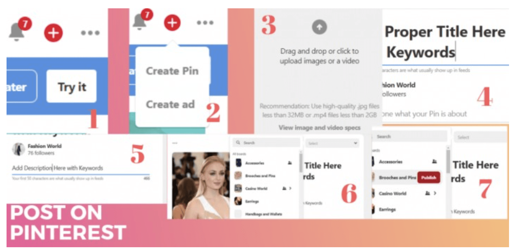 How to post on pinterest