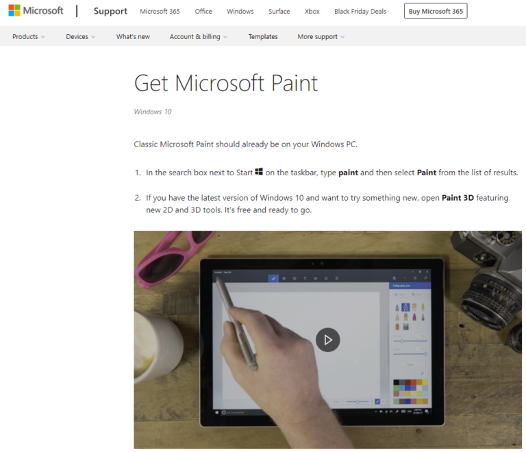 Microsoft Paint