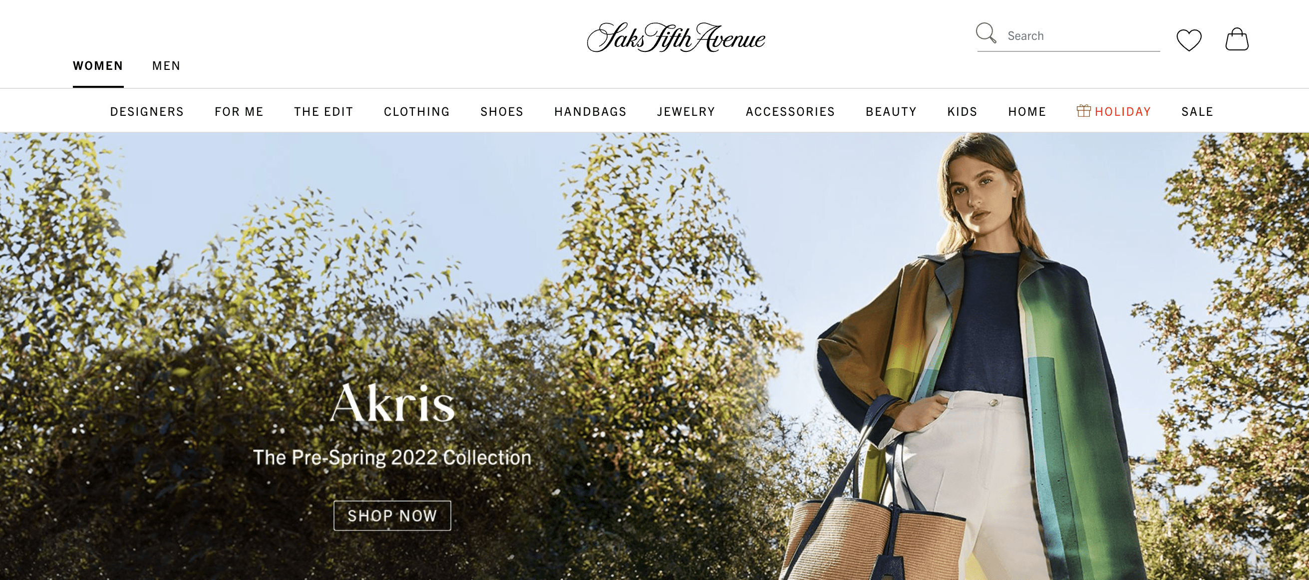 Saks Fifth Avenue: Best Luxury Affiliate Programs