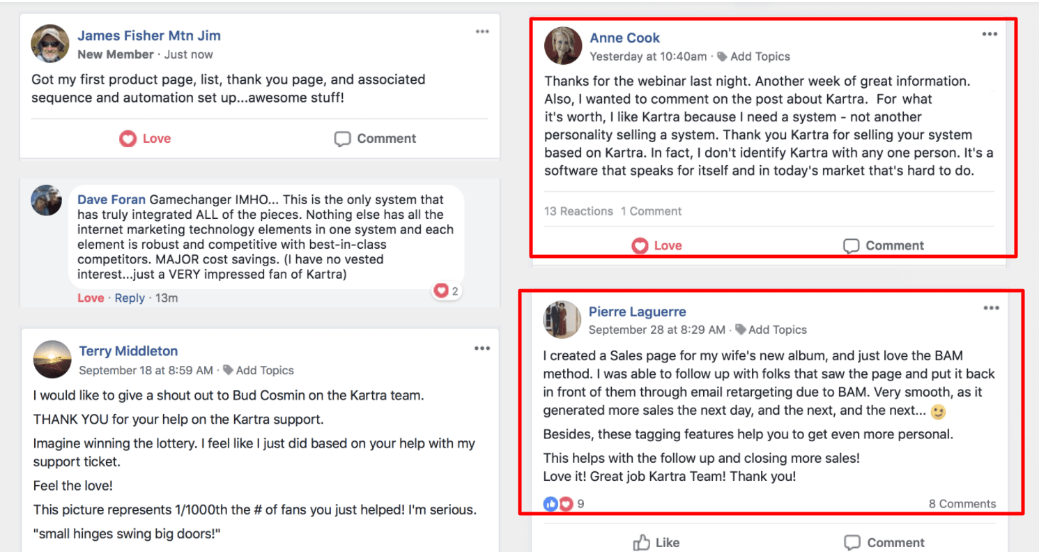Kartra customer reviews