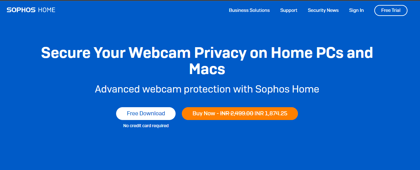 Webcam Protection - Sophos Review