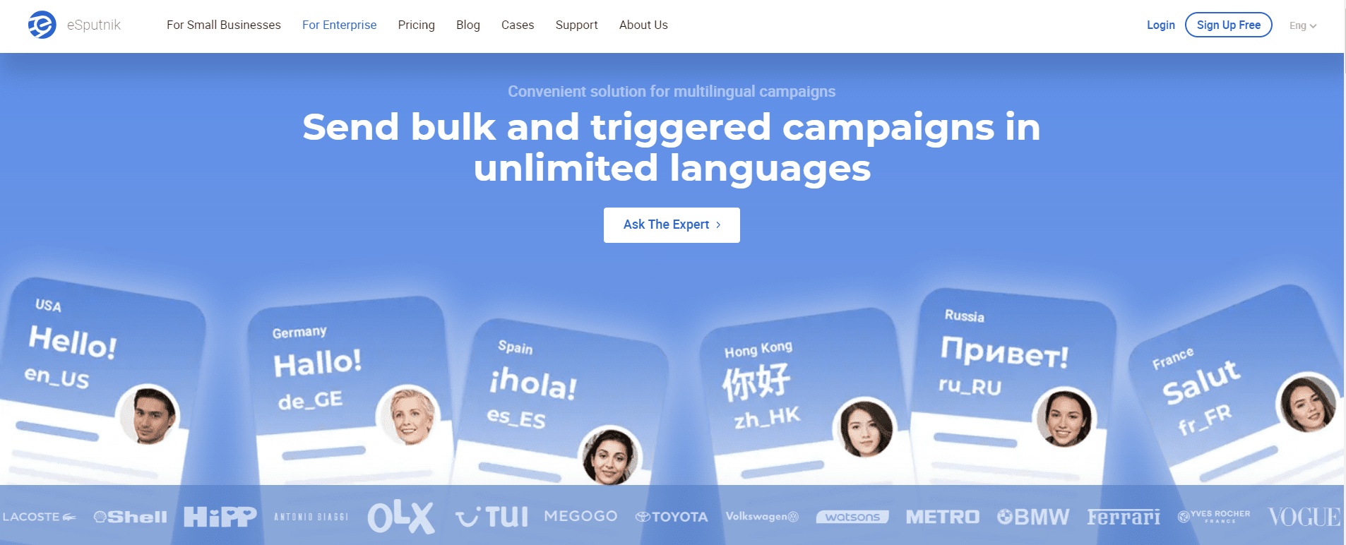 Convenient Solution for Multilingual Campaigns